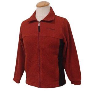 Columbia Polar Fleece Full Zip Front 2 Tone Trail Jacket- Sz. Sm